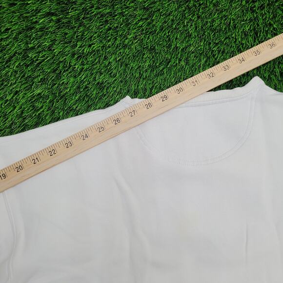 Vintage Funny Princess Sweatshirt Womens Medium 23x23 Boxy Baggy - Picture 5 of 15